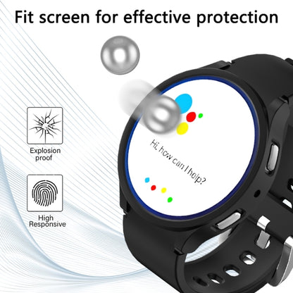 For Samsung Galaxy Watch 6 44mm Half-inclusive PC Watch Protective Case(Transparent) - Watch Cases by buy2fix | Online Shopping UK | buy2fix