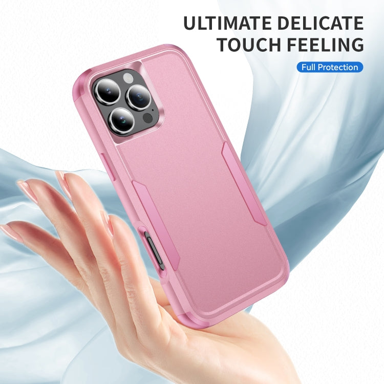 For iPhone 16 Pro Max Commuter Shockproof TPU + PC Phone Case(Pink) - iPhone 16 Pro Max Cases by buy2fix | Online Shopping UK | buy2fix