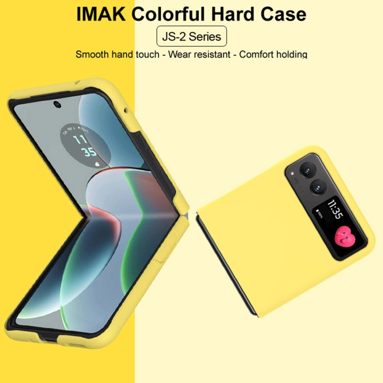 For Motorola Razr 40 IMAK JS-2 Series Colorful PC Case(Purple) - Motorola Cases by imak | Online Shopping UK | buy2fix