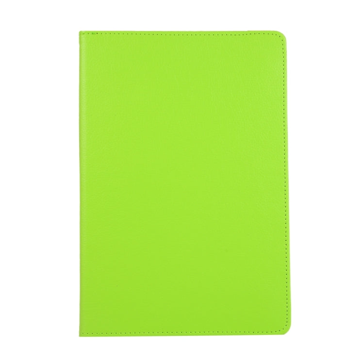 For Samsung Galaxy Tab S9 360 Degrees Rotation Holder Litchi Texture Leather Tablet Case(Green) - Galaxy Tab S9 Cases by buy2fix | Online Shopping UK | buy2fix