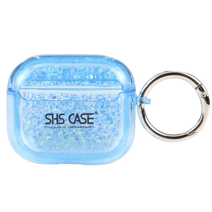 For AirPods Pro 2 Flash Diamond Epoxy Bluetooth Earphone Protective Case(Blue) - For AirPods Pro 2 by buy2fix | Online Shopping UK | buy2fix