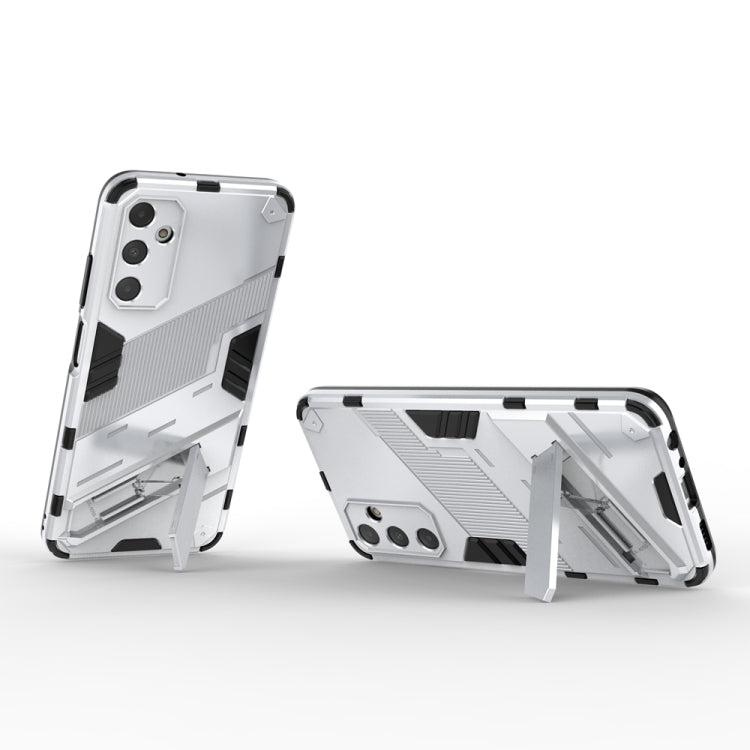 For Samsung Galaxy A05s 4G Punk Armor 2 in 1 PC + TPU Shockproof Phone Case with Invisible Holder(White) - Galaxy Phone Cases by buy2fix | Online Shopping UK | buy2fix