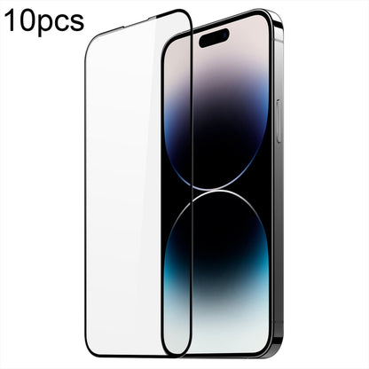 For iPhone 15 Pro Max 10pcs DUX DUCIS 0.33mm 9H Medium Alumina Tempered Glass Film - Tempered Glass Film by DUX DUCIS | Online Shopping UK | buy2fix