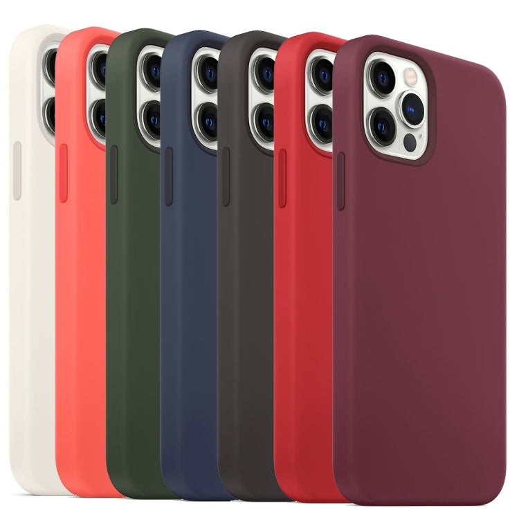 For iPhone 15 Pro MagSafe Liquid Silicone Full Coverage Phone Case(Wine Red) - iPhone 15 Pro Cases by buy2fix | Online Shopping UK | buy2fix