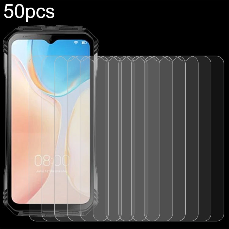 For DOOGEE V30 Pro 50pcs 0.26mm 9H 2.5D Tempered Glass Film - For Doogee by buy2fix | Online Shopping UK | buy2fix