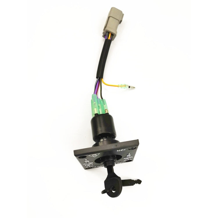 For Bombardier Outboard Ignition Switch Key Panel Marine BRP Starter Key 176408 - Marine Accessories & Parts by buy2fix | Online Shopping UK | buy2fix