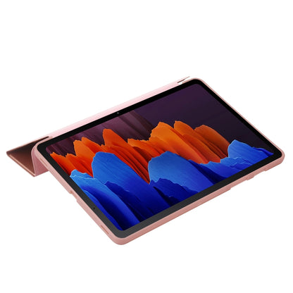 For Samsung Galaxy Tab S9+ Deformation Silicone Leather Tablet Case(Dark Blue) - Galaxy Tab S9+ Cases by buy2fix | Online Shopping UK | buy2fix