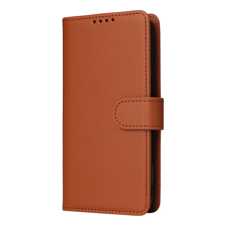 For Samsung Galaxy S24+ 5G BETOPNICE BN-005 2 in 1 Detachable Imitate Genuine Leather Phone Case(Brown) - Galaxy S24+ 5G Cases by BETOPNICE | Online Shopping UK | buy2fix
