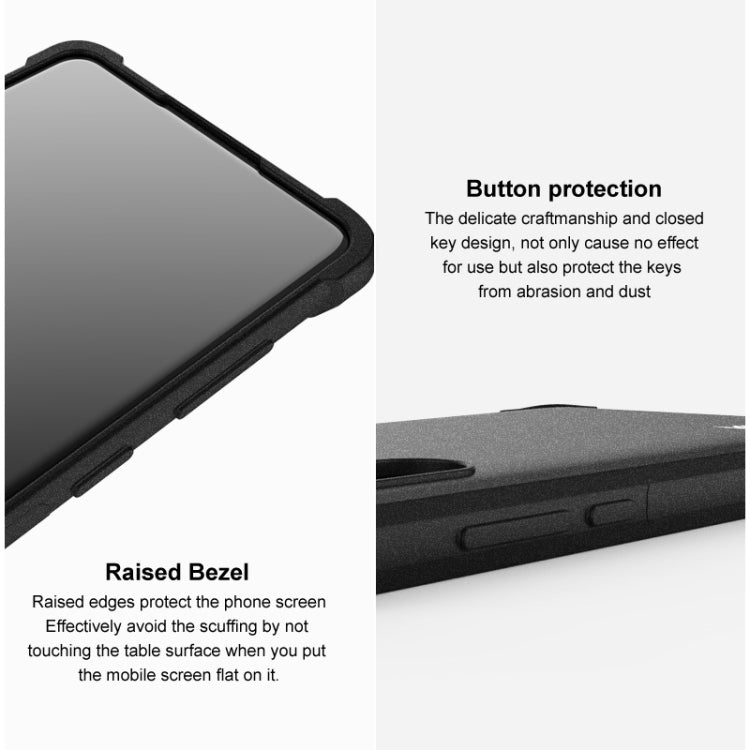 For Huawei Mate 60 imak Shockproof Airbag TPU Phone Case(Matte Black) - Huawei Cases by imak | Online Shopping UK | buy2fix