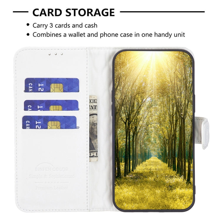 For Xiaomi Redmi Note 13 Pro 5G Diamond Lattice Wallet Leather Flip Phone Case(White) - Note 13 Pro Cases by buy2fix | Online Shopping UK | buy2fix