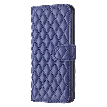For Xiaomi Redmi A3 Diamond Lattice Wallet Leather Flip Phone Case(Blue) - Xiaomi Cases by buy2fix | Online Shopping UK | buy2fix