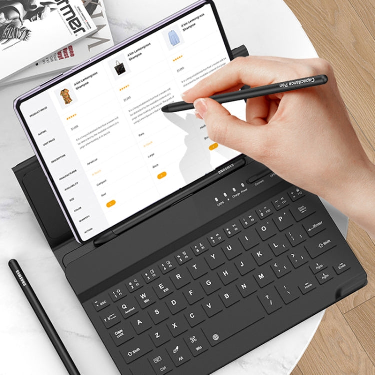 For Huawei Mate X5 GKK Gear Adjustment Bluetooth Keyboard Leather Case with Capacitive Pen + Phone Case(Black) - Huawei Keyboard by GKK | Online Shopping UK | buy2fix