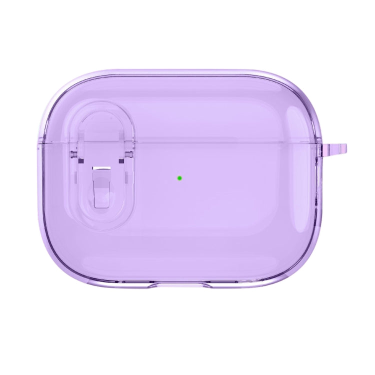 For AirPods Pro Ice Crystals Shockproof Earphone Protective Case(Purple) - For AirPods Pro by buy2fix | Online Shopping UK | buy2fix