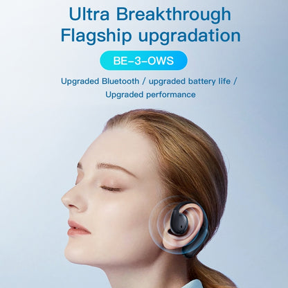 TOTU BE-3-OWS Bluetooth 5.3 Ear-Mounted Wireless Bluetooth Earphone(Dark Grey) - Bluetooth Earphone by TOTUDESIGN | Online Shopping UK | buy2fix