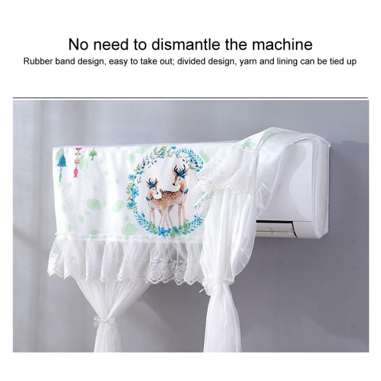 Do Not Take Dust-proof And Anti Direct Blowing Simple Wind Hanging Machine Air Conditioner Moon Cover, Size:Width 80 × Thickness 20 × Height 90cm(Shadow Of The Trees) - Dust Covers by buy2fix | Online Shopping UK | buy2fix