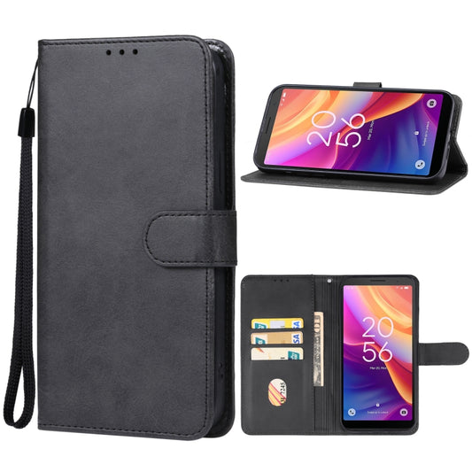 For TCL 501 Leather Phone Case(Black) - More Brand by buy2fix | Online Shopping UK | buy2fix