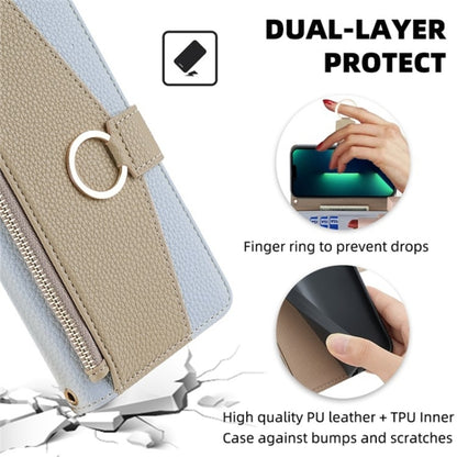 For Blackview Oscal C30 / Oscal C30 Pro Crossbody Litchi Texture Leather Phone Case(Blue) - More Brand by buy2fix | Online Shopping UK | buy2fix