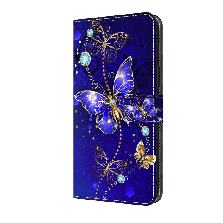 For Samsung Galaxy A25 5G Crystal 3D Shockproof Protective Leather Phone Case(Diamond Butterfly) - Galaxy Phone Cases by buy2fix | Online Shopping UK | buy2fix