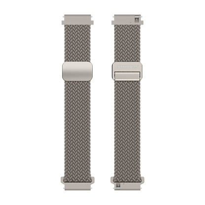 DUX DUCIS Mixture Pro Series Magnetic Buckle Nylon Braid Watch Band, Size:20mm(Clay) - 20mm Bands by DUX DUCIS | Online Shopping UK | buy2fix