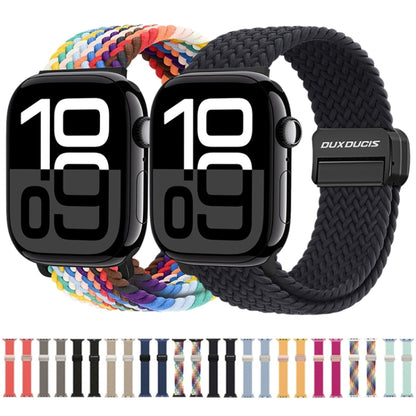 For Apple Watch Series 3 38mm DUX DUCIS Mixture Pro Series Magnetic Buckle Nylon Braid Watch Band(Light Mint) - Watch Bands by DUX DUCIS | Online Shopping UK | buy2fix