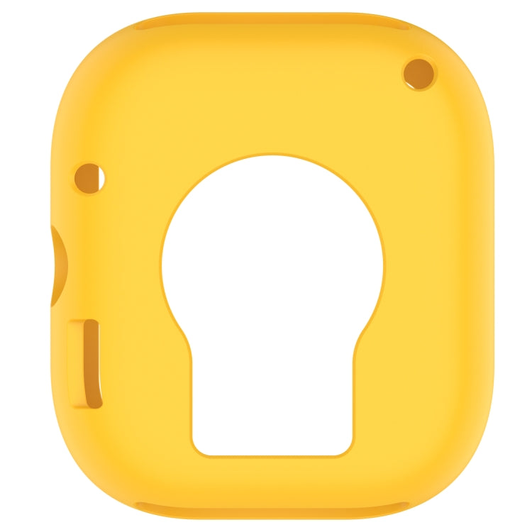 For Redmi Watch 4 Silicone Smart Watch Protective Case(Yellow) - Watch Cases by buy2fix | Online Shopping UK | buy2fix