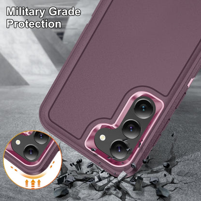 For Samsung Galaxy S24+ 5G / S25+ 5G Life Waterproof Rugged Phone Case(Purple + Pink) - Galaxy S24+ 5G Cases by buy2fix | Online Shopping UK | buy2fix