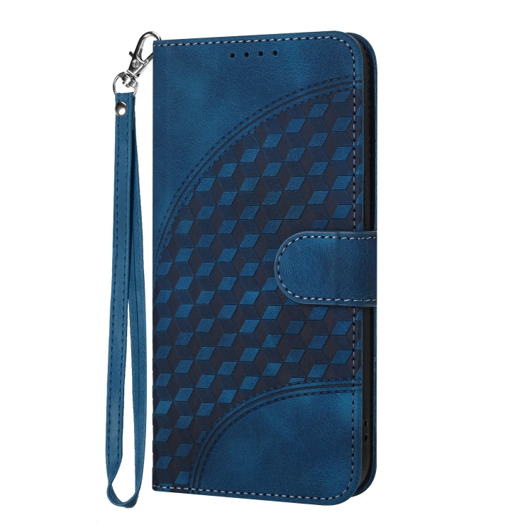 For Samsung Galaxy S23+ 5G YX0060 Elephant Head Embossed Phone Leather Case with Lanyard(Royal Blue) - Galaxy S23+ 5G Cases by buy2fix | Online Shopping UK | buy2fix