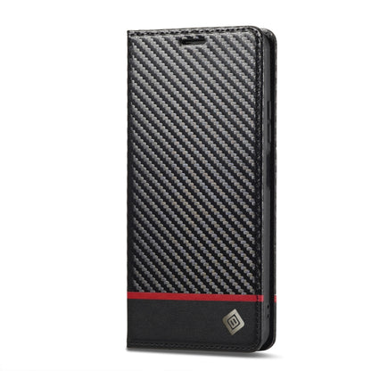 For Xiaomi Redmi Note 13 Pro 4G LC.IMEEKE Carbon Fiber Texture Flip Leather Phone Case(Horizontal Black) - Note 13 Pro Cases by LC.IMEEKE | Online Shopping UK | buy2fix
