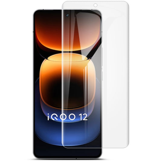 For vivo iQOO 12 5G 2pcs imak Curved Full Screen Hydrogel Film Protector - iQOO 12 Tempered Glass by imak | Online Shopping UK | buy2fix
