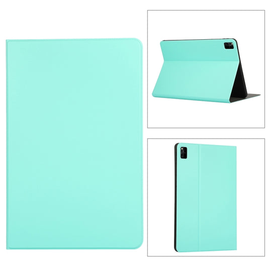 For Lenovo Tab M11 / Xiaoxin Pad 11 2024 Voltage Elastic Texture Flip Tablet Leather Case(Green) - Lenovo by buy2fix | Online Shopping UK | buy2fix