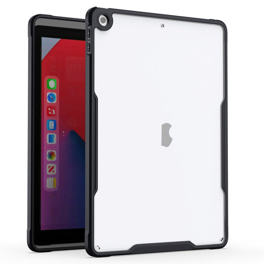 For iPad 10.2 2021 / 2020 / 2019 Armor Clear Acrylic Hybrid TPU Tablet Case(Black) - iPad 10.2 Cases by buy2fix | Online Shopping UK | buy2fix