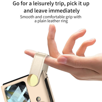 For OPPO Find N3 Flip GKK Integrated Ultrathin with Rotating Cortical Belt Phone Case(Gold) - Find N3 Flip Cases by GKK | Online Shopping UK | buy2fix