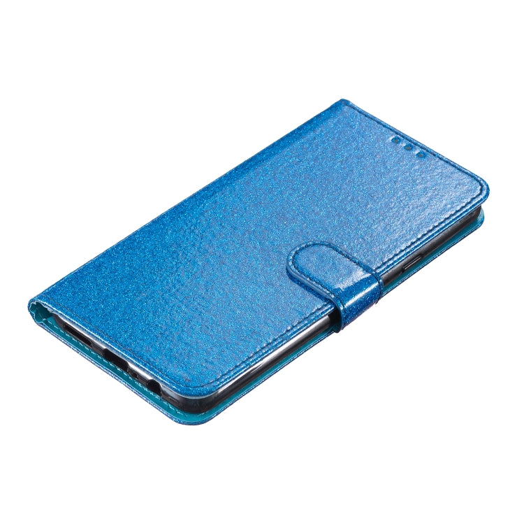 For Blackview A53 Pro Glitter Powder Flip Leather Phone Case(Blue) - More Brand by buy2fix | Online Shopping UK | buy2fix