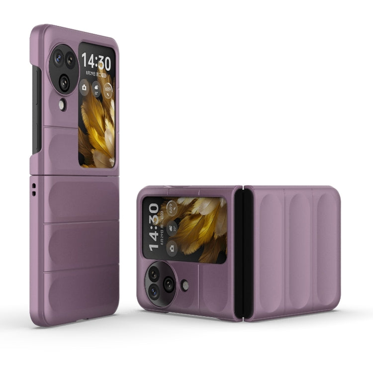 For OPPO Find N3 Flip Magic Shield Fold PC Shockproof Phone Case(Purple) - Find N3 Flip Cases by buy2fix | Online Shopping UK | buy2fix