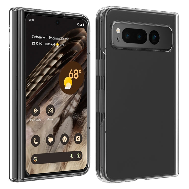 For Google Pixel Fold Scratchproof PC Transparent Phone Case - Google Cases by buy2fix | Online Shopping UK | buy2fix