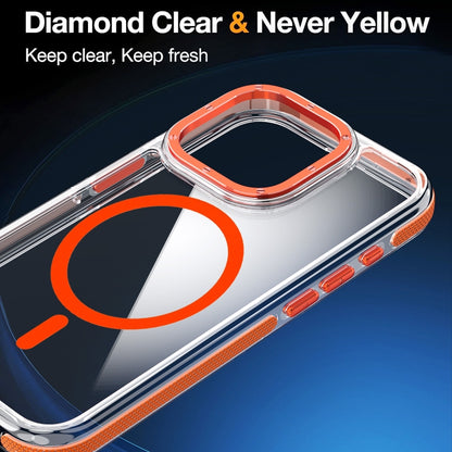 For iPhone 16 Pro Dual-Color Clear Acrylic Hybrid TPU MagSafe Phone Case(Transparent) - iPhone 16 Pro Cases by buy2fix | Online Shopping UK | buy2fix