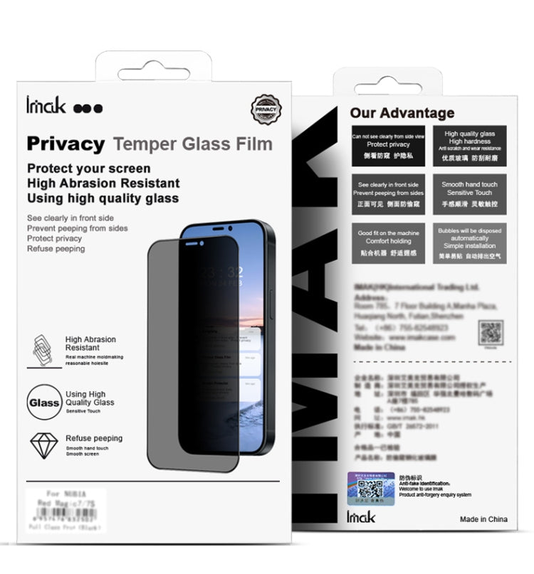 For Honor Magic6 5G imak 3D Curved HD Full Screen Anti-spy Tempered Glass Protective Film - Honor Tempered Glass by imak | Online Shopping UK | buy2fix