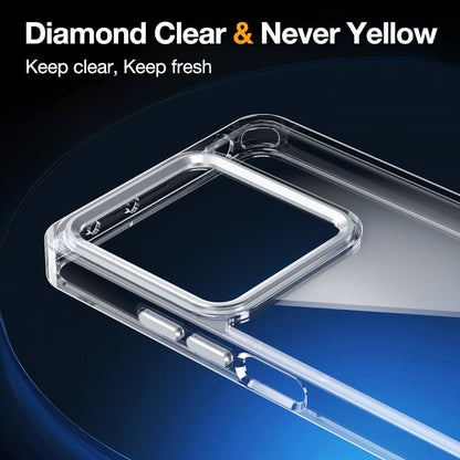 For Xiaomi Redmi Note 13 4G Shine High Transparency Acrylic Phone Case(White) - Note 13 Cases by buy2fix | Online Shopping UK | buy2fix