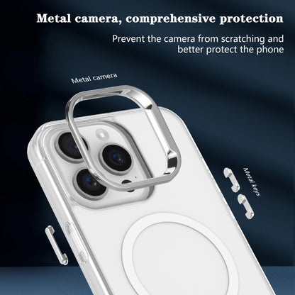 For iPhone 12 Pro Max Electroplated IMD Magsafe PC Hybrid TPU Phone Case(White) - iPhone 12 Pro Max Cases by buy2fix | Online Shopping UK | buy2fix