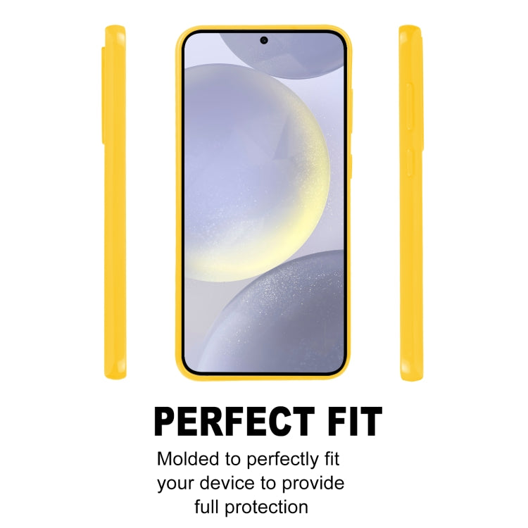 For Samsung Galaxy S24+ 5G GOOSPERY PEARL JELLY Shockproof TPU Phone Case(Yellow) - Galaxy S24+ 5G Cases by GOOSPERY | Online Shopping UK | buy2fix