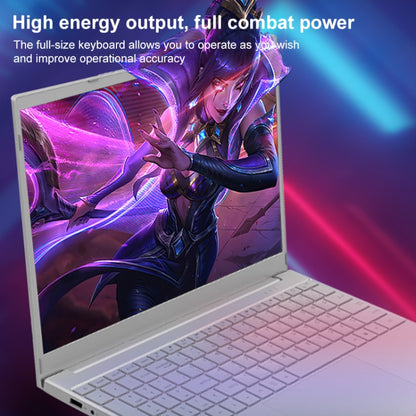 V8 15.6 inch Ultrathin Laptop, 32GB+512GB, Windows 10 Intel Processor N95 Quad Core(Silver) - Others by buy2fix | Online Shopping UK | buy2fix