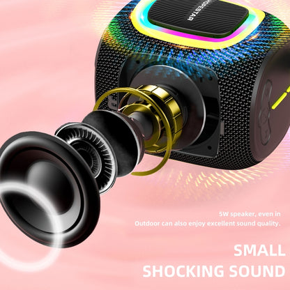 HOPESTAR P66 5W Portable Wireless Bluetooth Speaker(Black) - Waterproof Speaker by HOPESTAR | Online Shopping UK | buy2fix