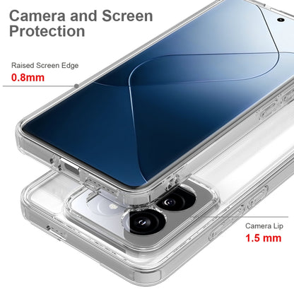 For Xiaomi 14 Pro Scratchproof Acrylic TPU Phone Case(Transparent) - 14 Pro Cases by buy2fix | Online Shopping UK | buy2fix