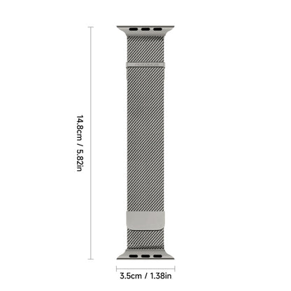 For Apple Watch SE 2022 44mm DUX DUCIS Milanese Pro Series Stainless Steel Watch Band(Graphite) - Watch Bands by DUX DUCIS | Online Shopping UK | buy2fix