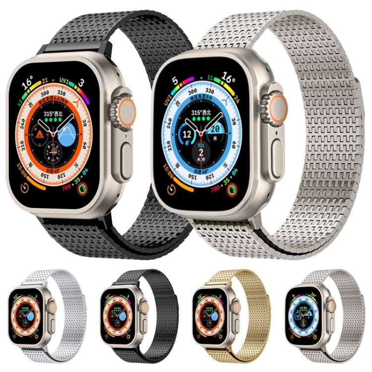 For Apple Watch Series 3 38mm Milanese Loop Magnetic Clasp Stainless Steel Watch Band(Silver) - Watch Bands by buy2fix | Online Shopping UK | buy2fix