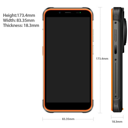 [HK Warehouse] Ulefone Power Armor 16S Rugged Phone, 8GB+128GB, 9600mAh Battery, Side Fingerprint, 5.93 inch Android 13 Unisoc T616 Octa Core up to 2.0GHz, Network: 4G, NFC, OTG(Orange) - Ulefone by Ulefone | Online Shopping UK | buy2fix