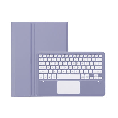For Xiaomi Pad 6S Pro 12.4 Lambskin Texture Detachable Bluetooth Keyboard Leather Case with Touchpad(Purple) - Others Keyboard by buy2fix | Online Shopping UK | buy2fix