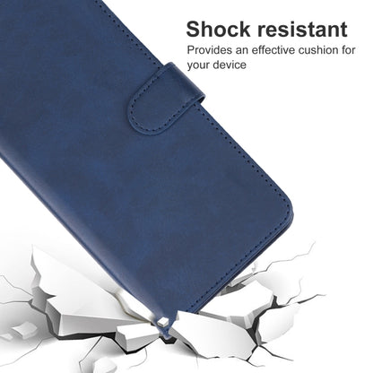 For iPhone 16 Leather Phone Case(Blue) - iPhone 16 Cases by buy2fix | Online Shopping UK | buy2fix