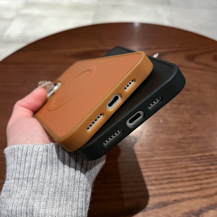 For iPhone 11 Pro 2 in 1 MagSafe Magnetic Silicone Leather Phone Case(Orange) - iPhone 11 Pro Cases by buy2fix | Online Shopping UK | buy2fix