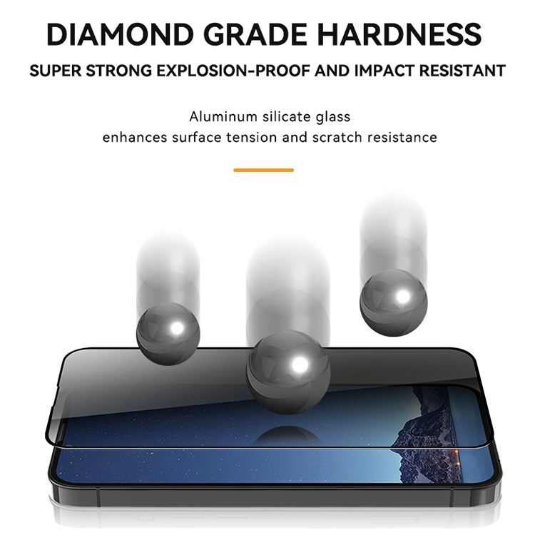 For iPhone 15 Pro TGVIS Privacy Protect 2.5D 9H Full-screen Tempered Glass Film - iPhone 15 Pro Tempered Glass by TGVIS | Online Shopping UK | buy2fix